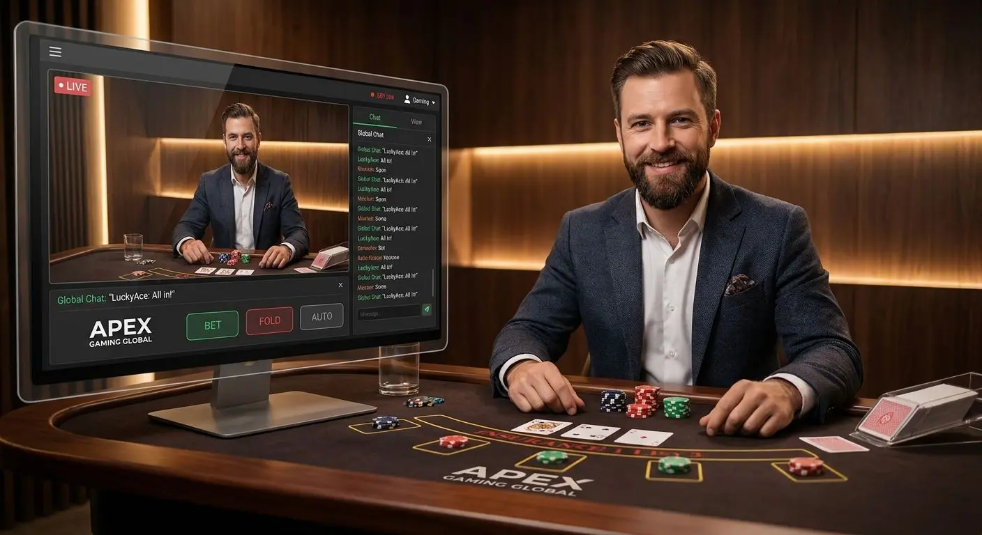 SpinBet live games scene Live table interface with host and real-time controls