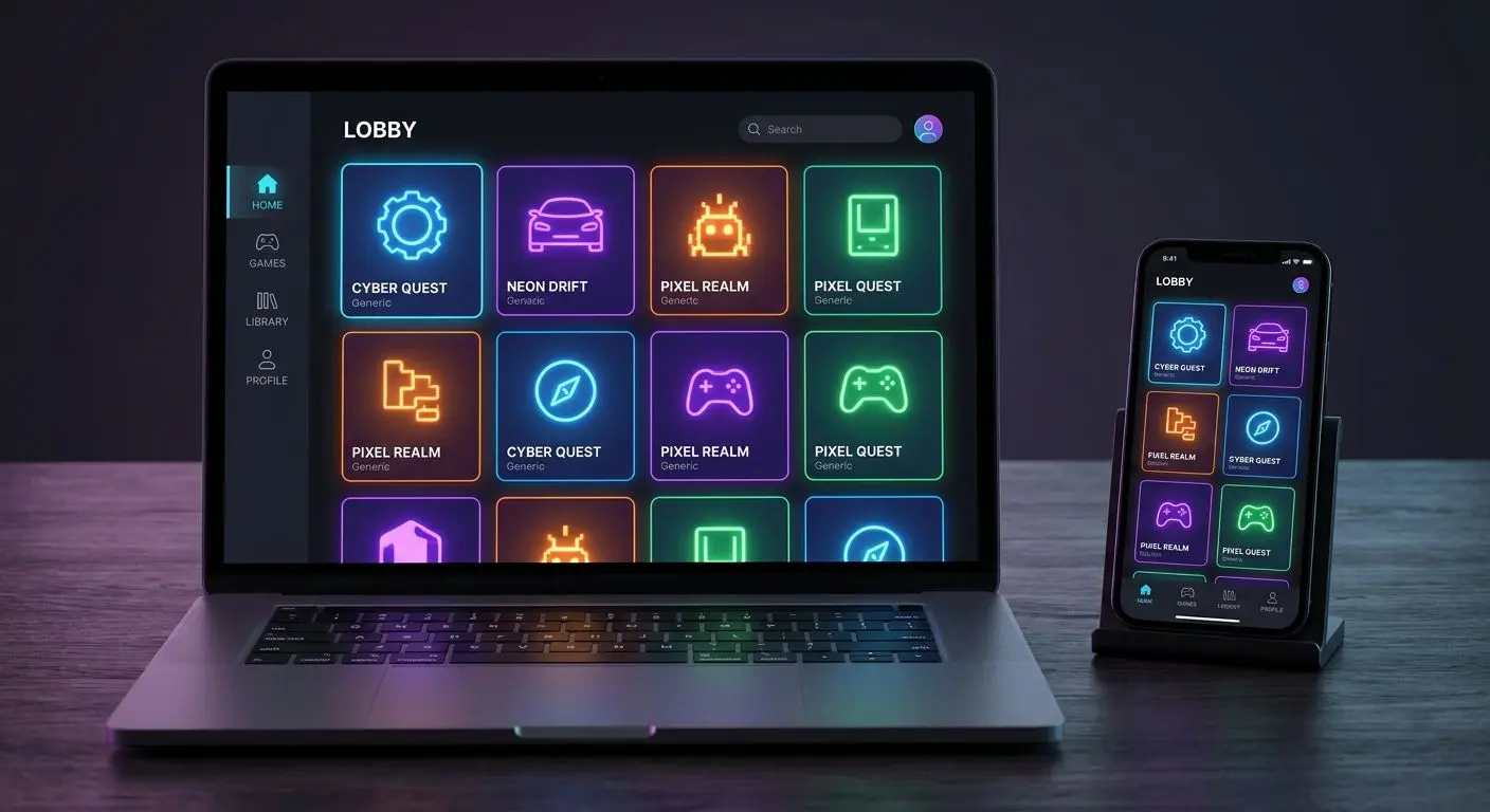Spinbet Interface on Desktop and Mobile Spinbet style interface on desktop and mobile screens
