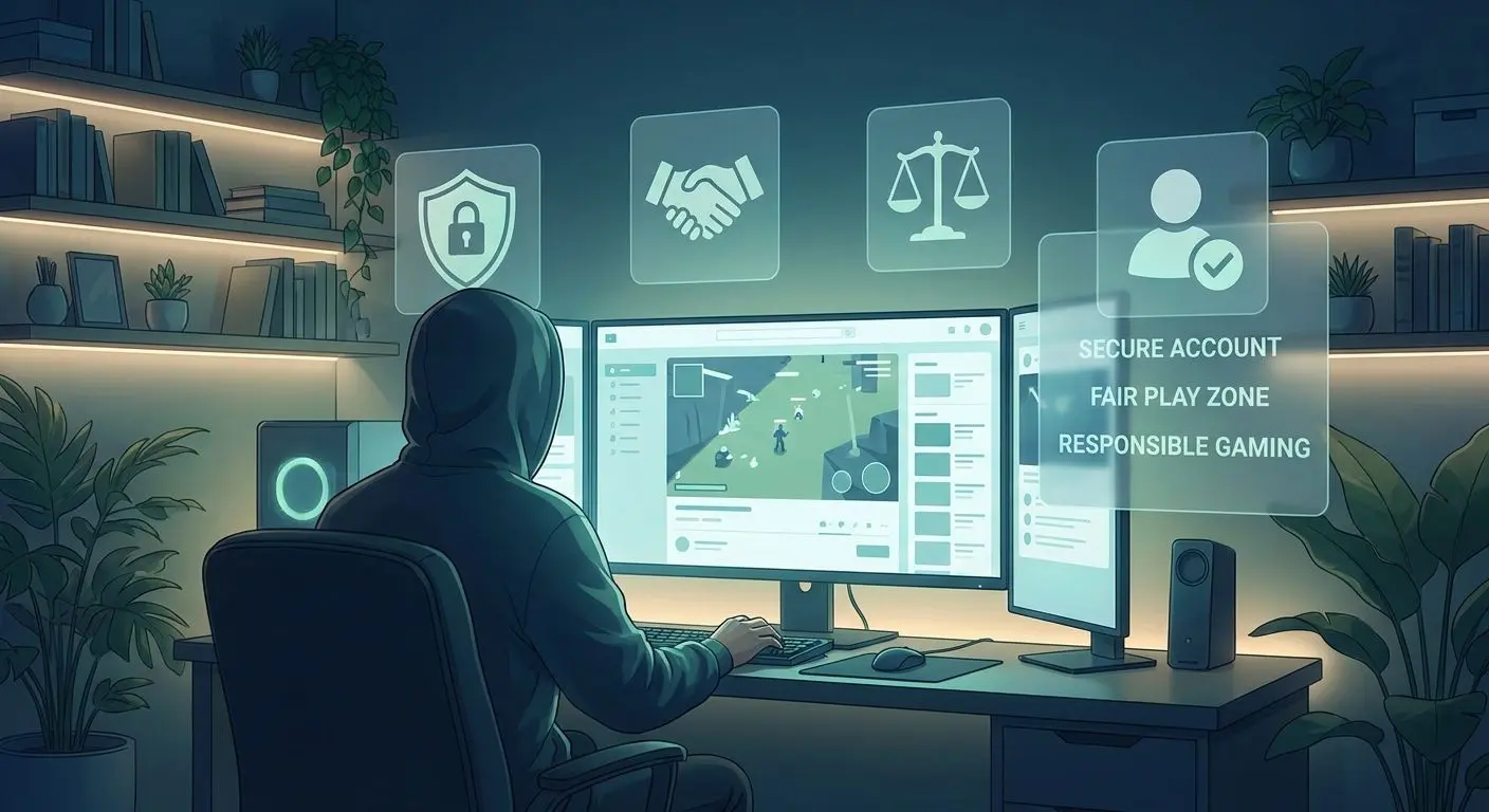 Fair play and responsible account use illustration
