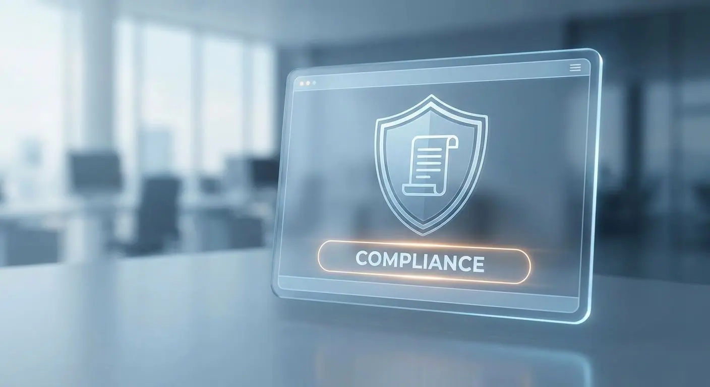 Shield and document graphic representing player protection and terms