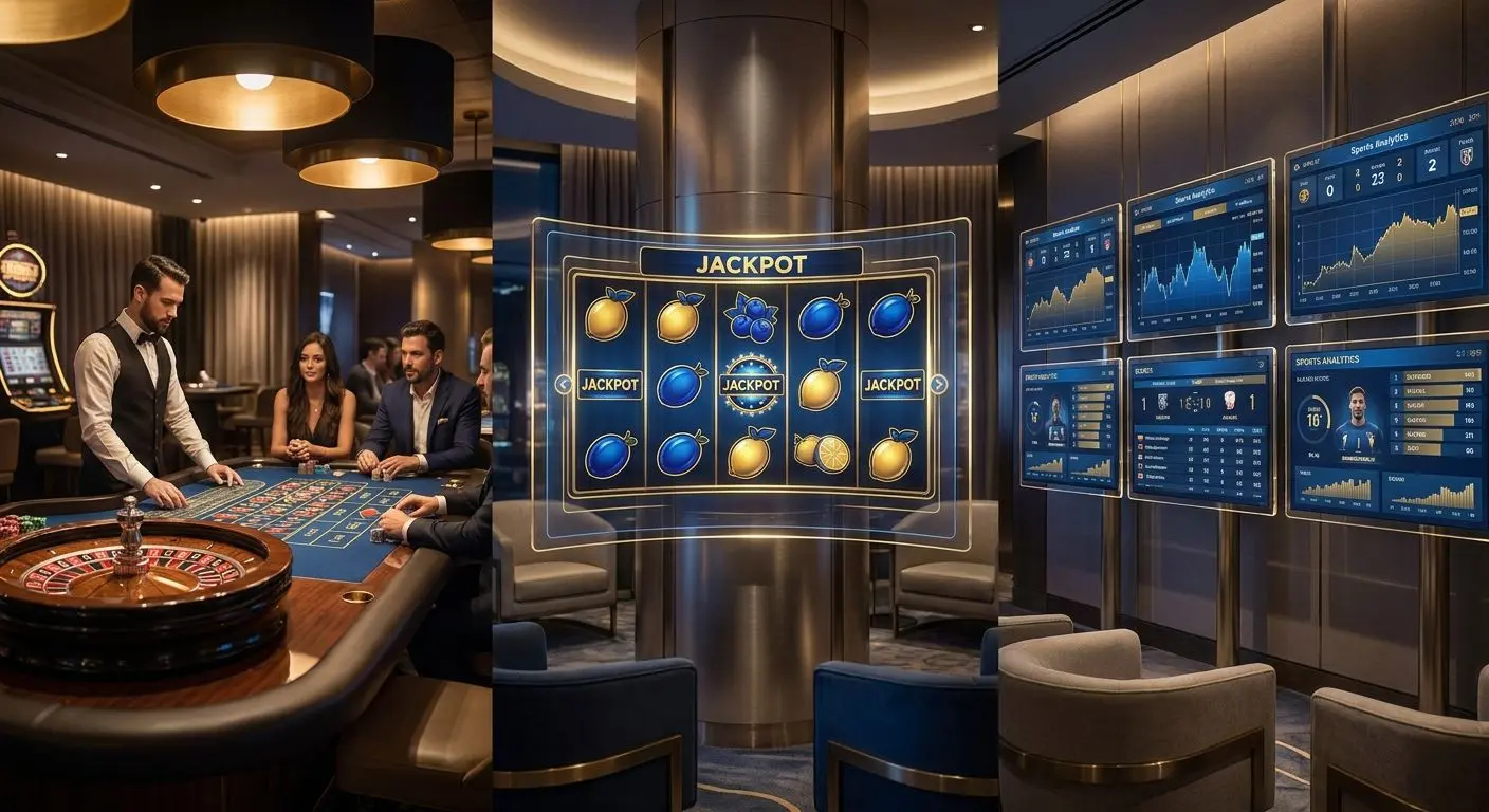 VIP entertainment mix across slots, sports, and live games