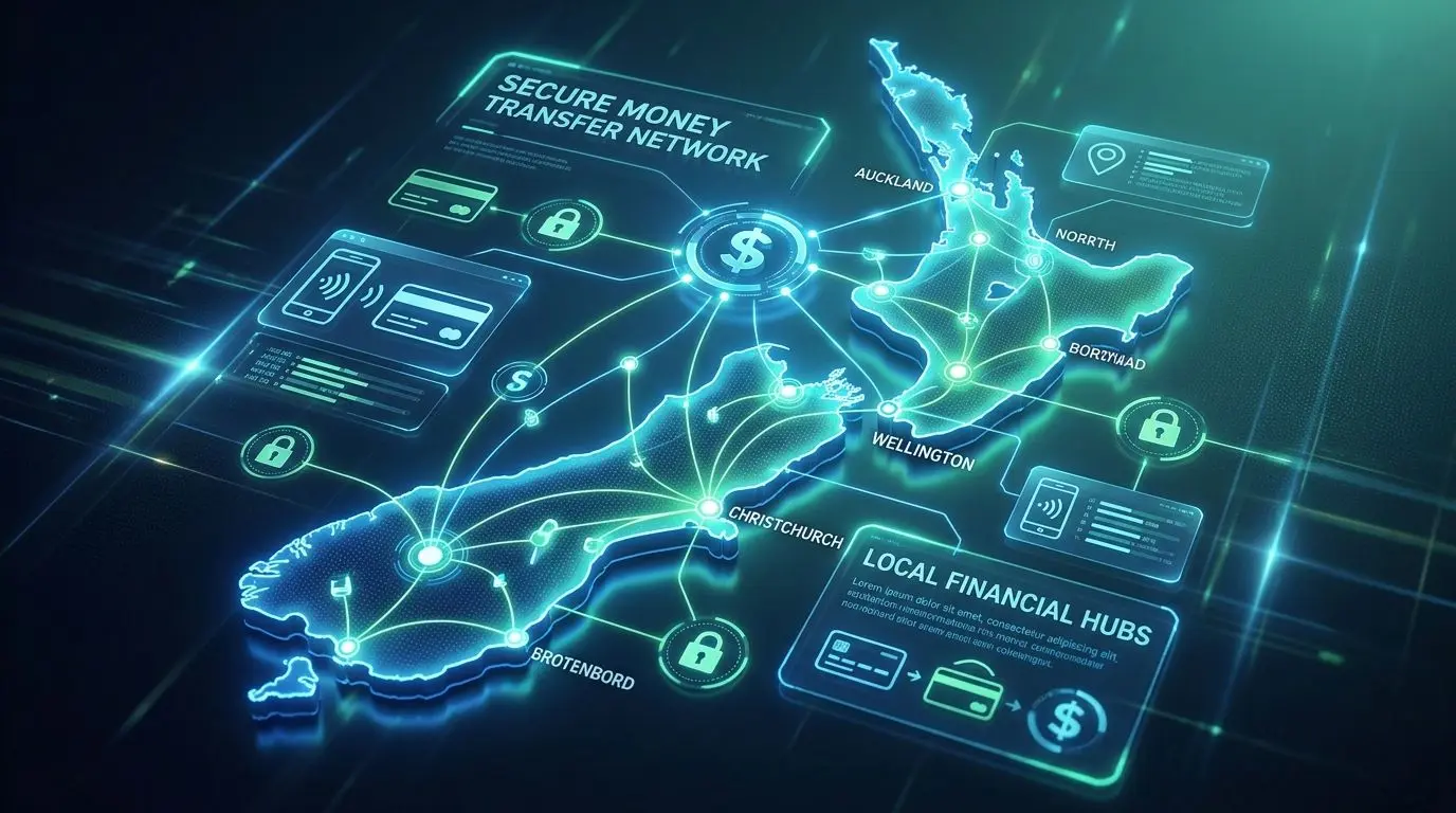 New Zealand banking and payment visual for withdrawals